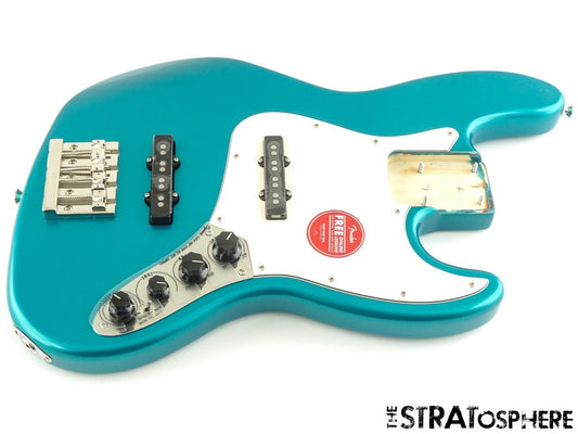 Fender Squier Classic Vibe Active 70s Jazz Bass, LOADED BODY, Ocean Turquoise