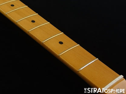 Fender Vintera II 50s RI Stratocaster Strat NECK & TUNERS, 1950s Maple Soft ''V''