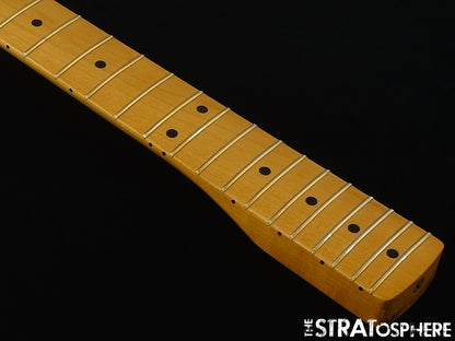 Fender Vintera II 50s RI Stratocaster Strat NECK & TUNERS, 1950s Maple Soft ''V''