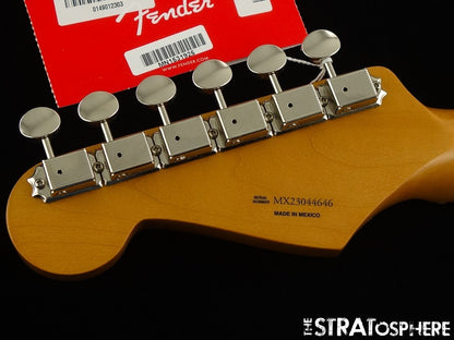 Fender Vintera II 50s RI Stratocaster Strat NECK & TUNERS, 1950s Maple Soft ''V''