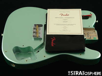 Fender American Professional II Tele Deluxe BODY + HARDWARE Mystic Surf Green