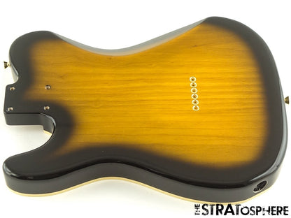 Fender Richie Kotzen Tele BODY, Ash Flame Maple Top Top Bound Brown Sunburst