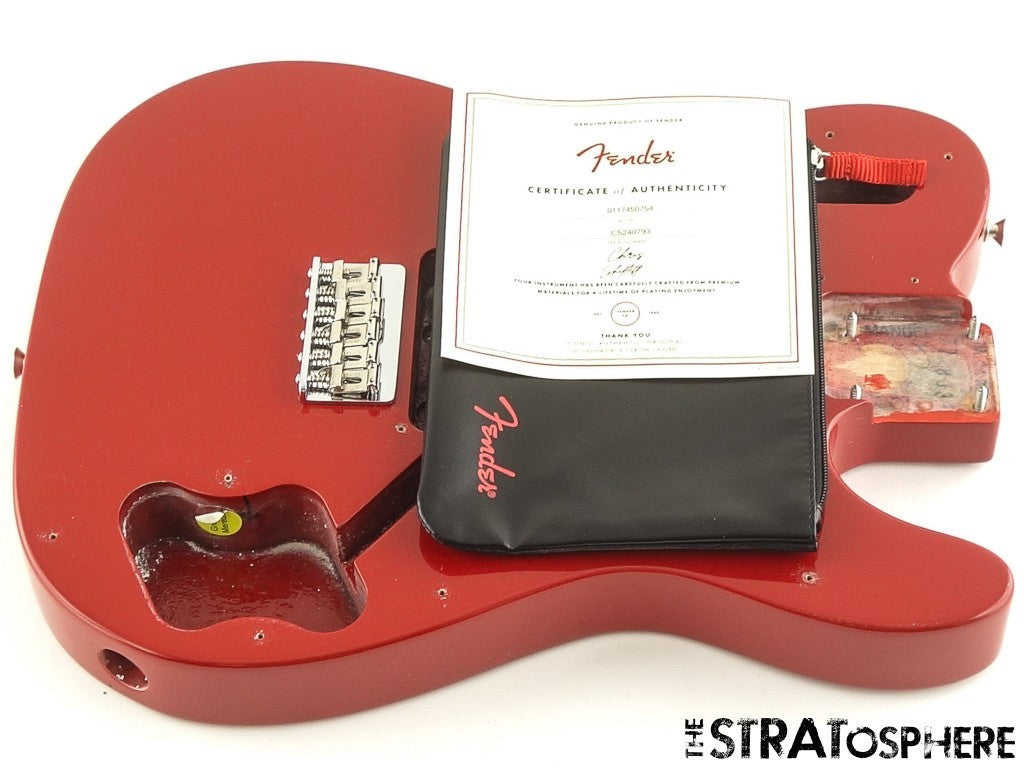 Fender Chris Shiflett Cleaver Deluxe Tele BODY & HARDWARE Nitro Dakota Red