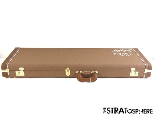 Fender Chris Shiflett Cleaver Tele Deluxe Signature Brown, Strat HARDSHELL CASE.