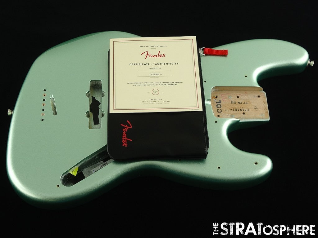 Fender American Professional II Jazz J Bass BODY, USA Mystic Surf Green