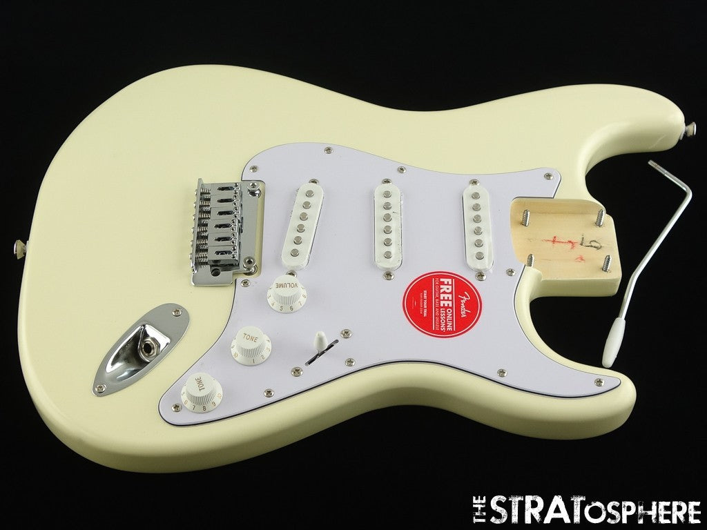 Fender Squier Affinity Series Stratocaster Strat LOADED BODY, Olympic White