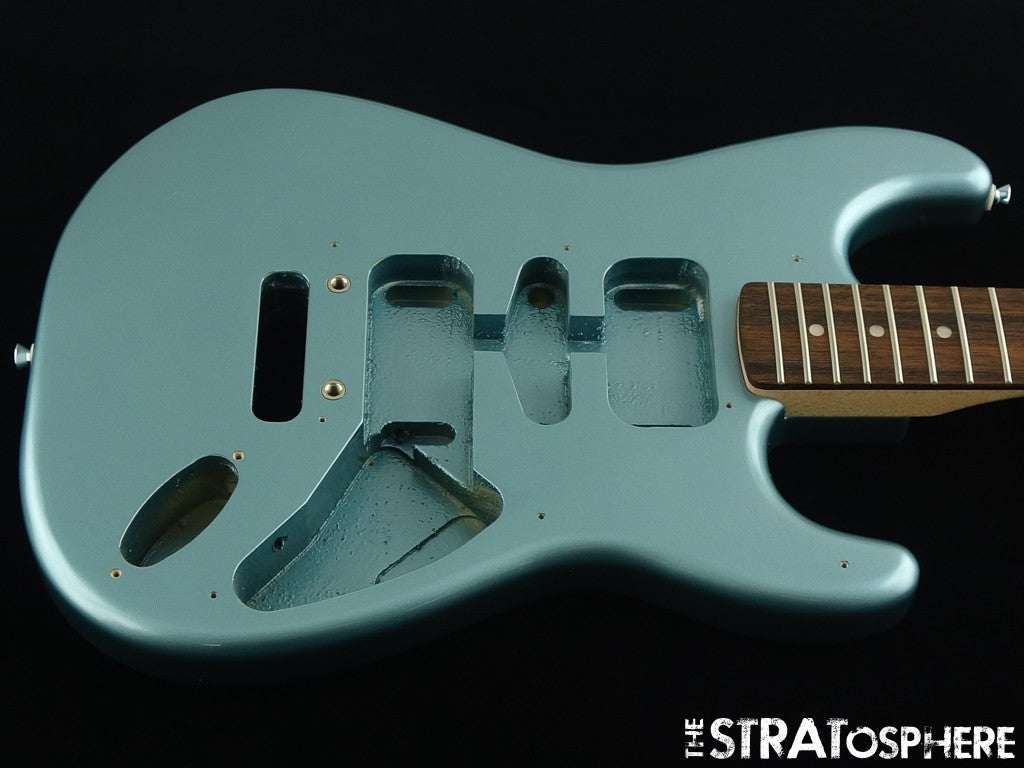 Fender Squier Affinity Stratocaster Junior HSS BODY + NECK Strat Ice Blue IBM