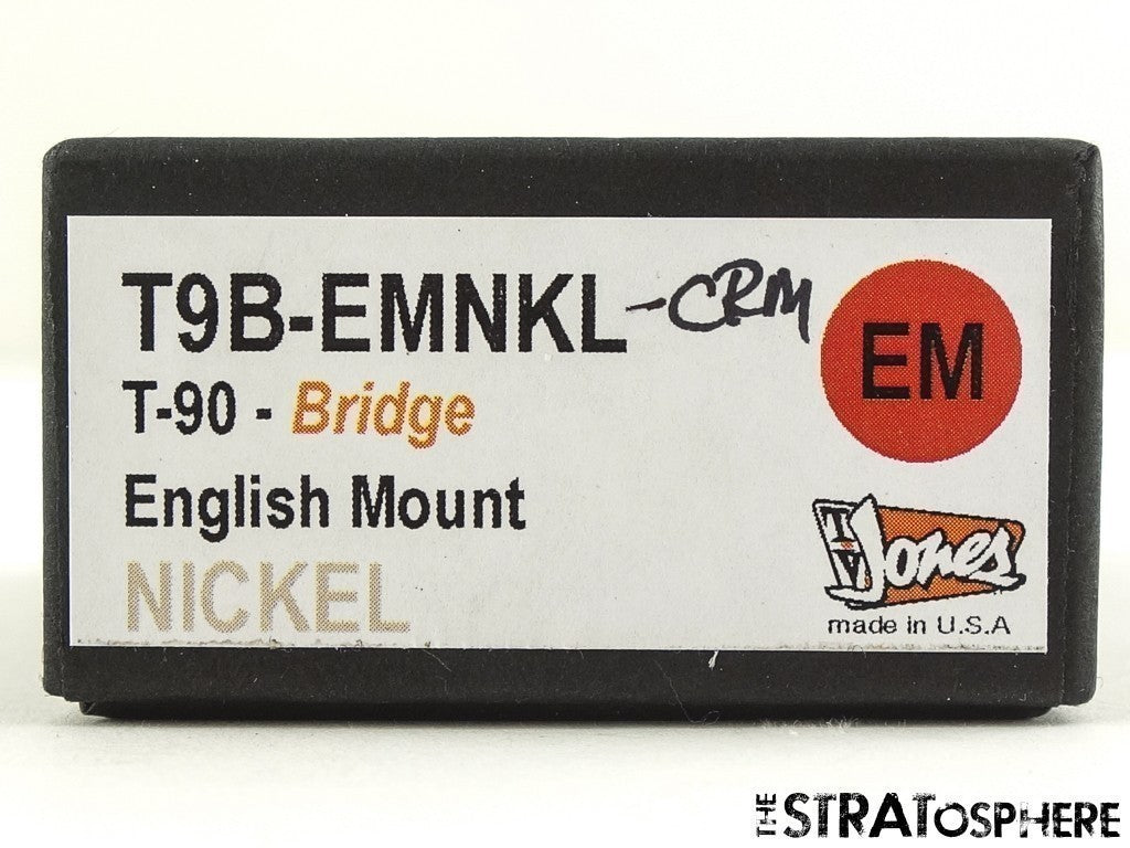USED TV Jones T9B-EMNKL-CRM Bridge PICKUP Guitar Parts Cream