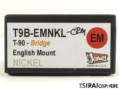 USED TV Jones T9B-EMNKL-CRM Bridge PICKUP Guitar Parts Cream