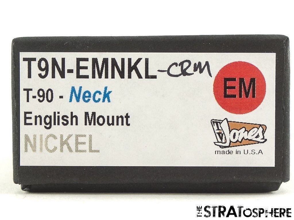 USED TV Jones T9N-EMNKL-CRM Neck PICKUP Guitar Parts Cream