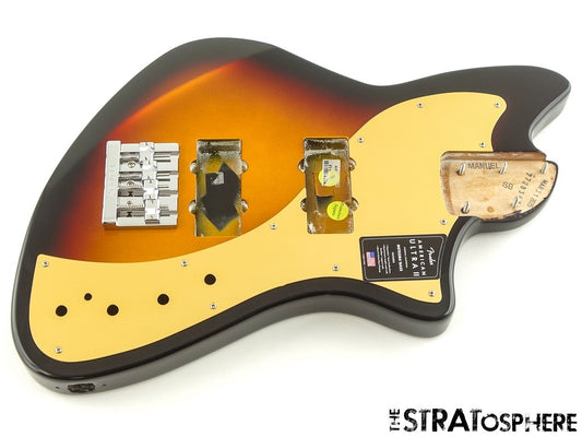 Fender American Ultra II Meteora Bass BODY & HARDWARE & PG Ultraburst