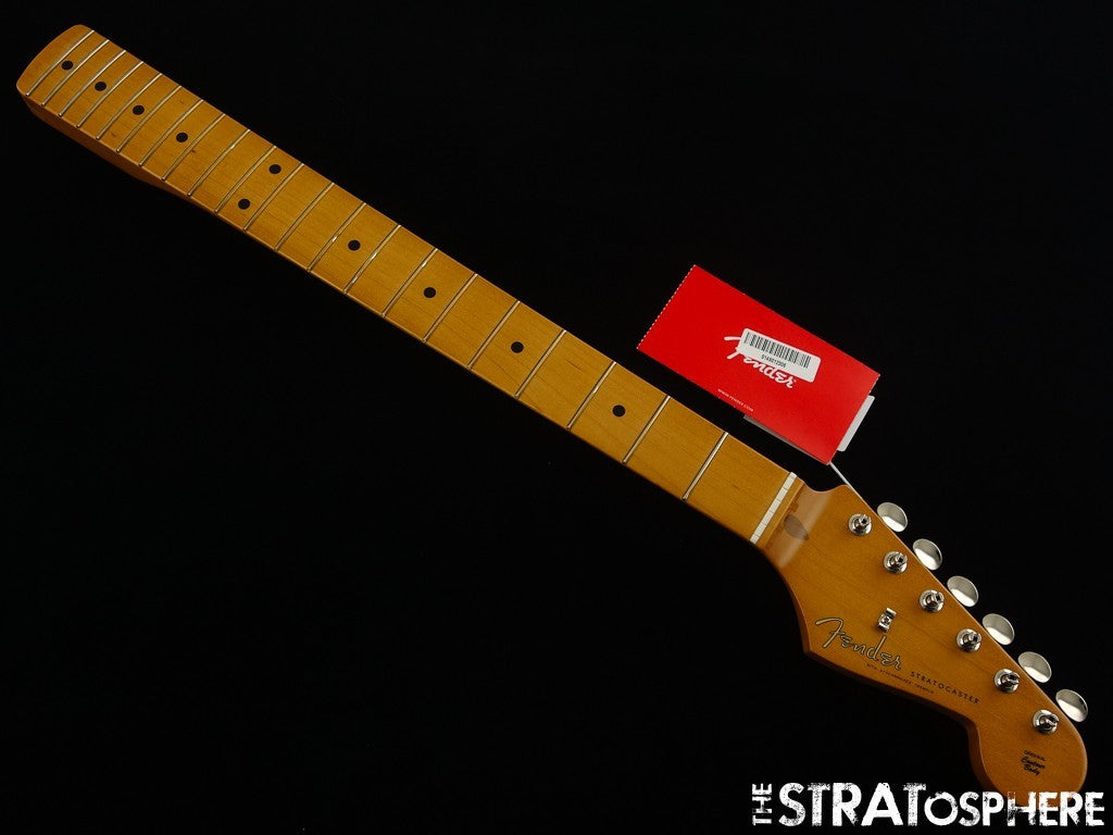 Fender Vintera II 50s RI Stratocaster Strat NECK & TUNERS, 1950s Maple Soft V