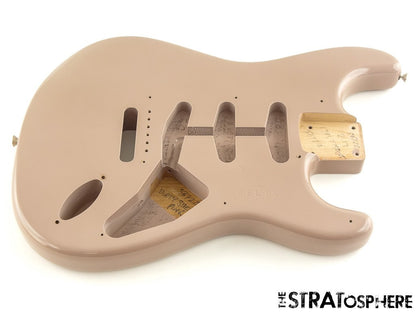 Fender USA Custom Shop 58 C/R Strat, TCP BODY Stratocaster, Dirty Shell Pink