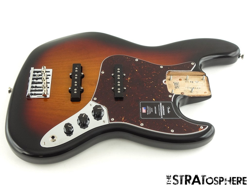 Fender American Professional II Jazz J Bass LOADED BODY V-Mod II 3TS