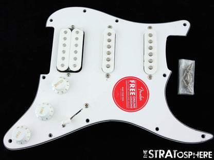 Fender Squier Affinity HSS Strat LOADED PICKGUARD, Stratocaster Guitar Prewired