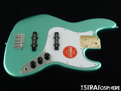 Fender Squier Affinity Active J Jazz BASS LOADED BODY Preamp, Mystic Surf Green