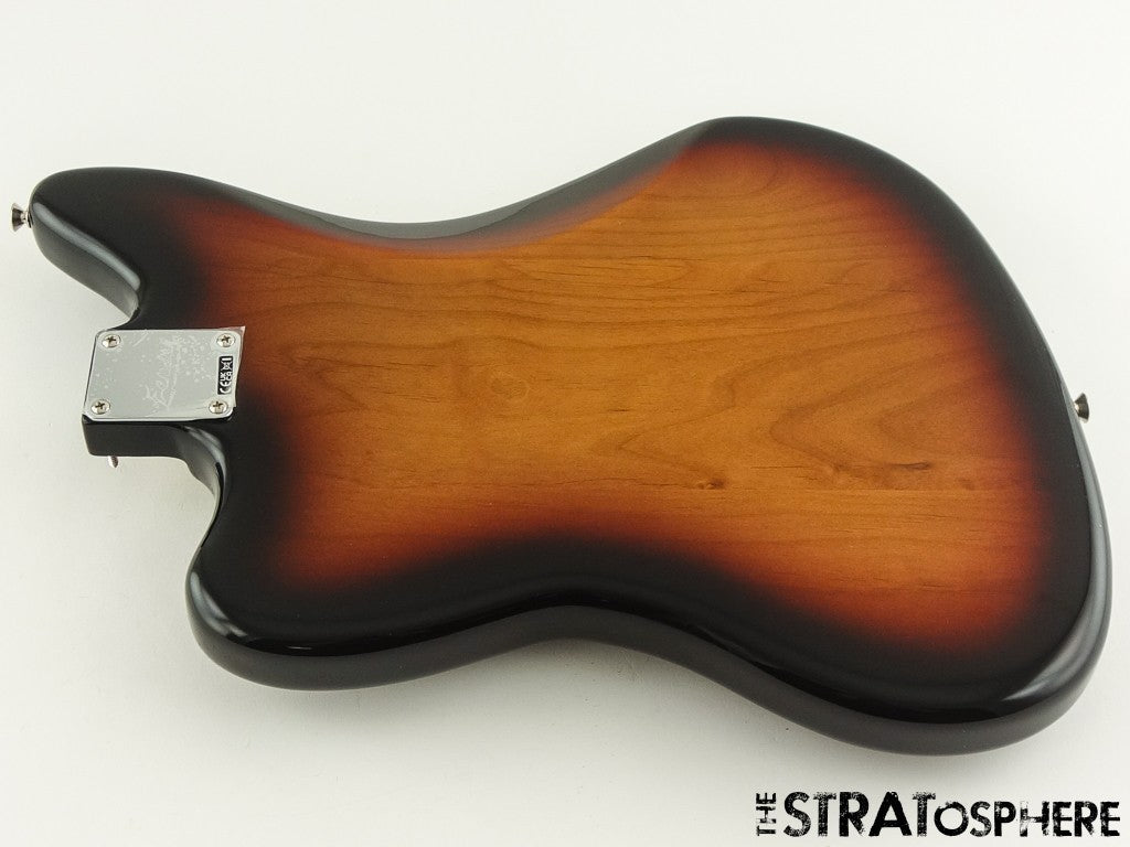 Vintage RI Fender Kurt Cobain NOS Jaguar HH Guitar BODY + HARDWARE Sunburst