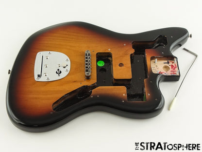 Vintage RI Fender Kurt Cobain NOS Jaguar HH Guitar BODY + HARDWARE Sunburst