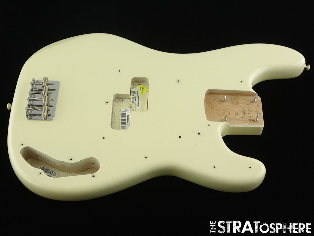 Fender AV II American Vintage 1960 Precision P BASS BODY +HARDWARE Olympic White