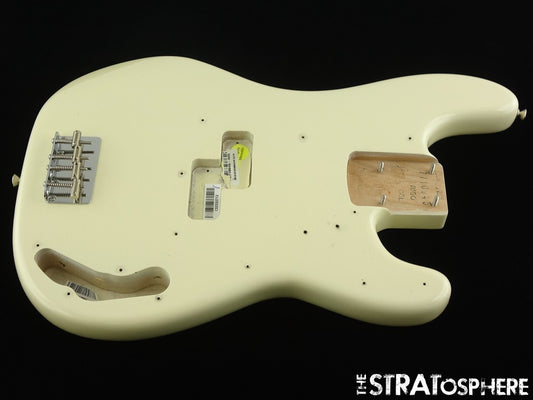 Fender AV II American Vintage 1960 Precision P BASS BODY +HARDWARE Olympic White