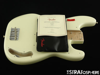 Fender AV II American Vintage 1960 Precision P BASS BODY +HARDWARE Olympic White