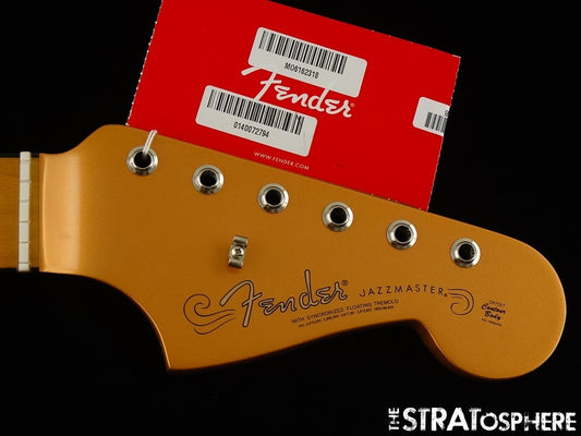 Fender Troy Van Leeuwen Jazzmaster NECK, Bound Maple Guitar Block-Inlay