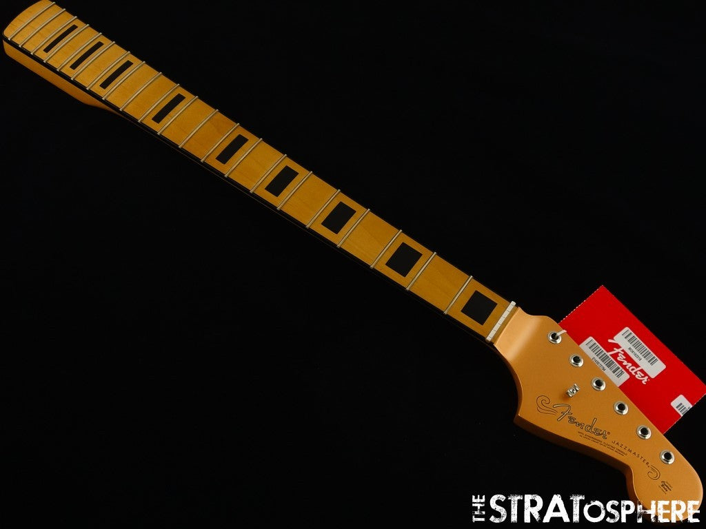 Fender Troy Van Leeuwen Jazzmaster NECK, Bound Maple Guitar Block-Inlay