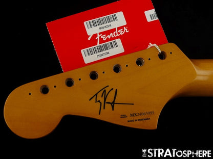 Fender Troy Van Leeuwen Jazzmaster NECK, Bound Maple Guitar Block-Inlay
