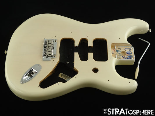 Fender Player II Series Strat BODY + HARDWARE, Chambered Ash, White Blonde