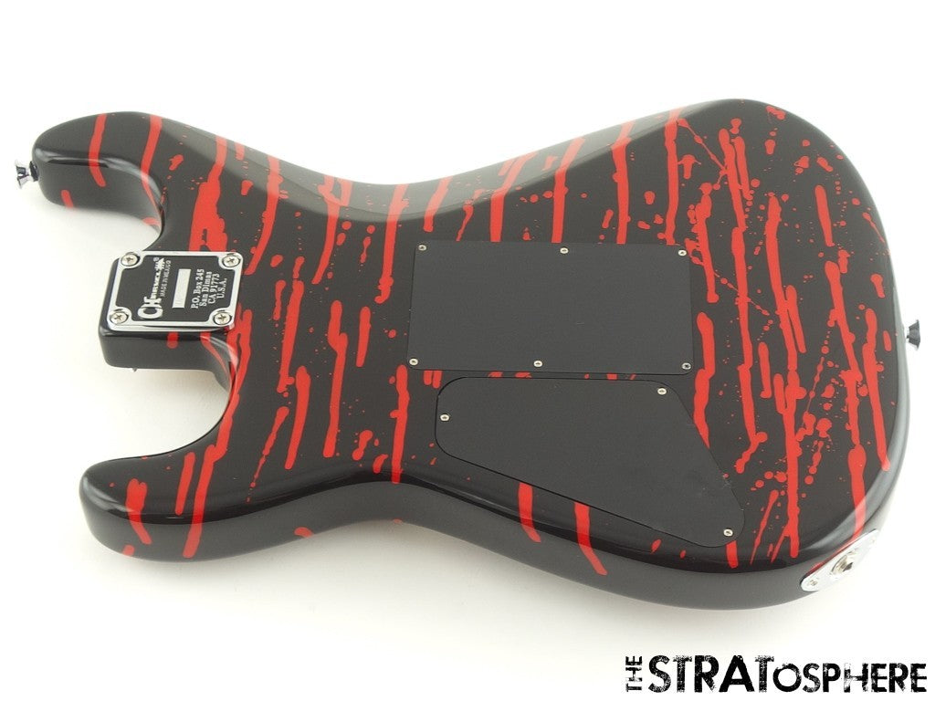 Charvel Warren DeMartini San Dimas LOADED BODY, Floyd Rose Duncan Skull + Blood