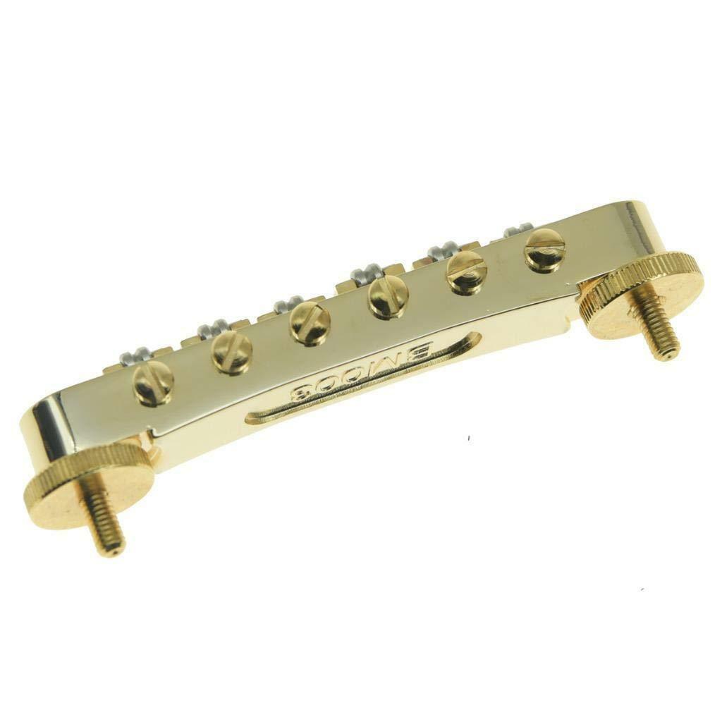 *NEW Roller Saddle BRIDGE M4 Threaded Post for Gibson TuneOMatic Les Paul Gold