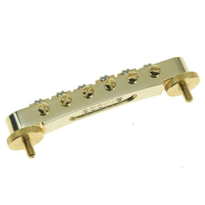 *NEW Roller Saddle BRIDGE M4 Threaded Post for Gibson TuneOMatic Les Paul Gold