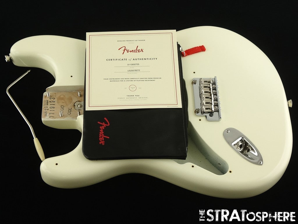 LEFTY Fender American Professional II BODY & HARDWARE, Strat Olympic White