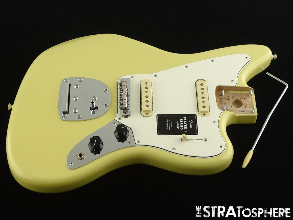 Fender Player II Jaguar Series LOADED BODY, Alnico 5 & 2 Guitar Hialeah Yellow