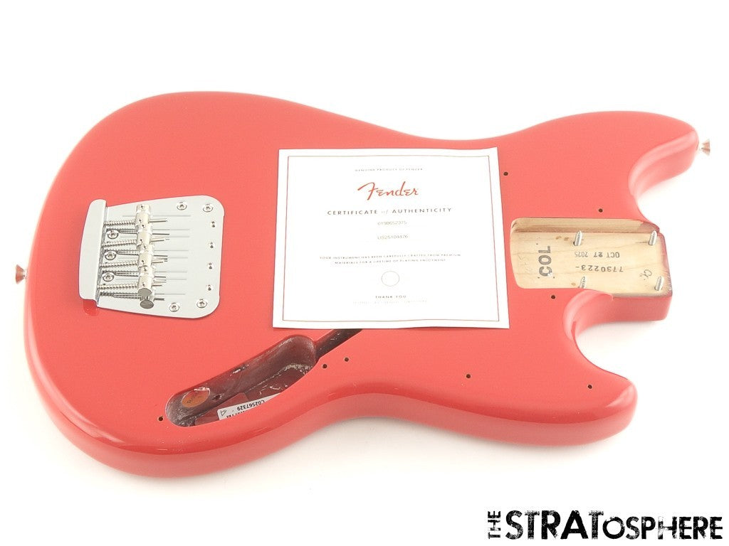 Fender American Professional Classic Mustang Bass BODY & HARDWARE Dakota Red
