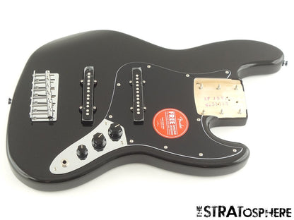Fender Squier Affinity Jazz BASS VI Six String LOADED BODY, Black Metallic