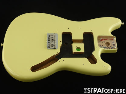 Fender Player II Mustang Series BODY + HARDWARE, Parts Offset Hialeah Yellow