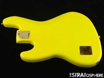 Fender MonoNeon Active Jazz J Bass V 5 String BODY & HARDWARE Neon Yellow