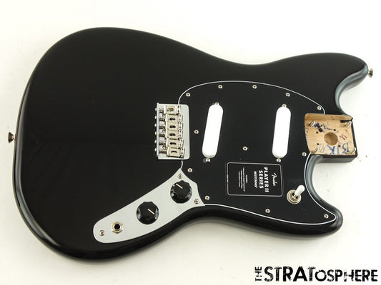Fender Player II Mustang Series LOADED BODY, Alder Offset Shape Black.