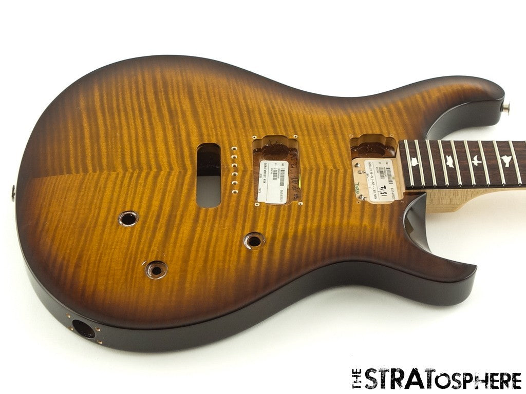 USA PRS CE 24 BODY & NECK Paul Reed Smith Guitar American Black Amber