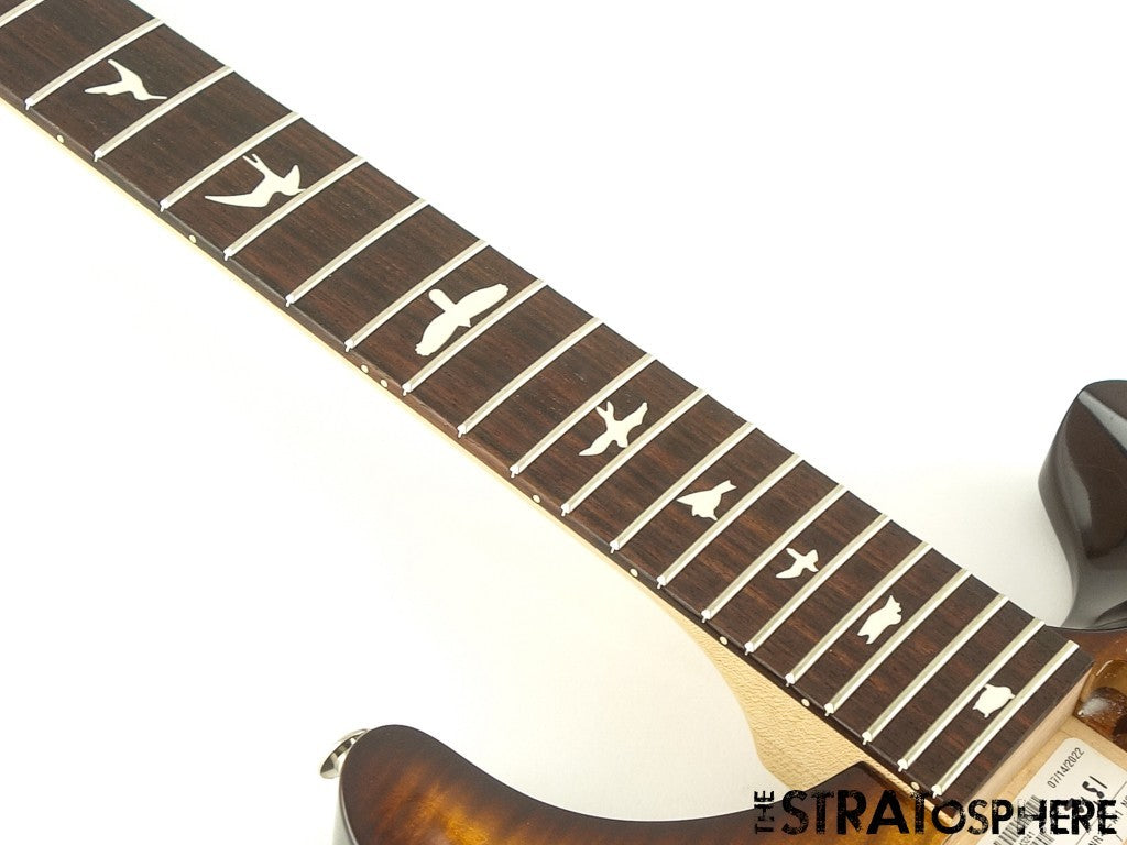 USA PRS CE 24 BODY & NECK Paul Reed Smith Guitar American Black Amber