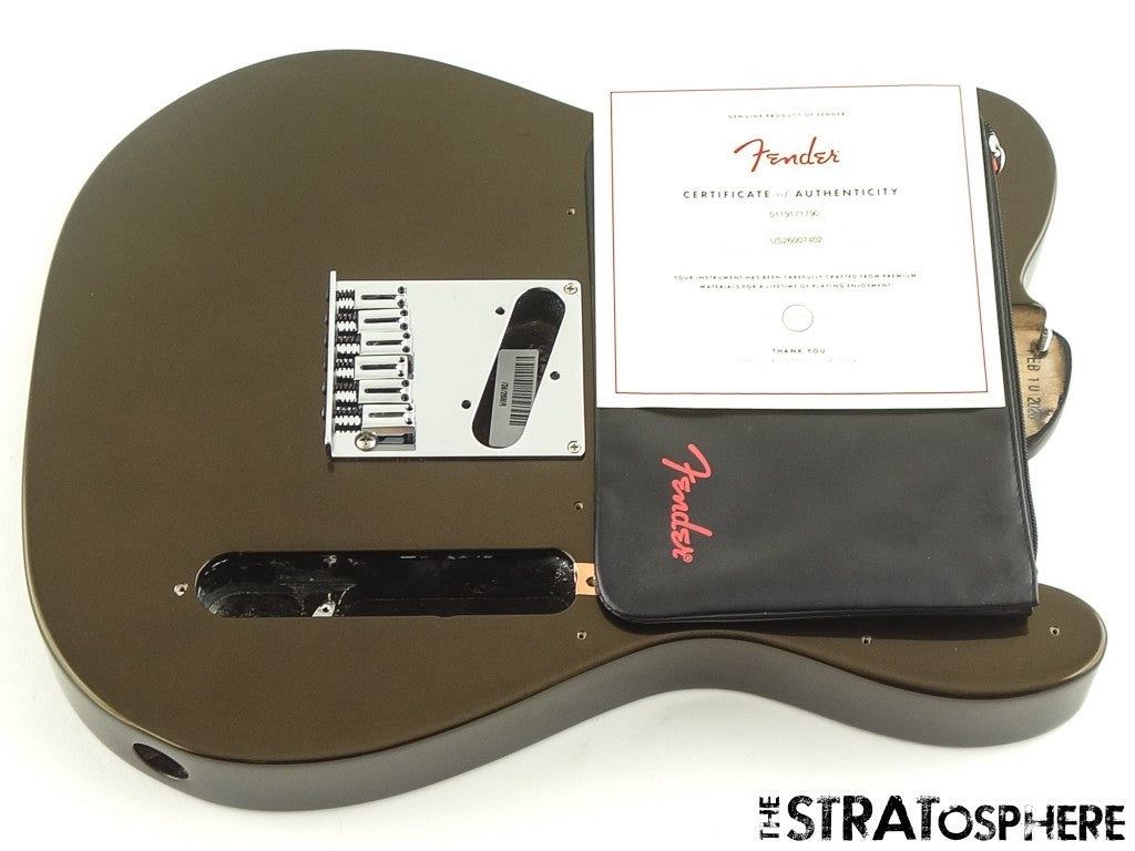 Fender American Ultra II Tele BODY W/ HARDWARE USA Telecaster Texas Tea