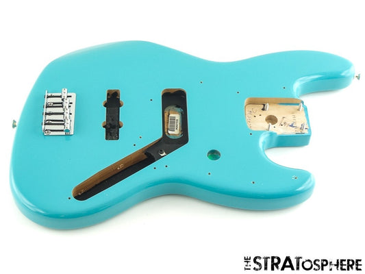 Fender Player II Jazz J Bass BODY + HARDWARE, Modern Guitar Parts Aquatone Blue