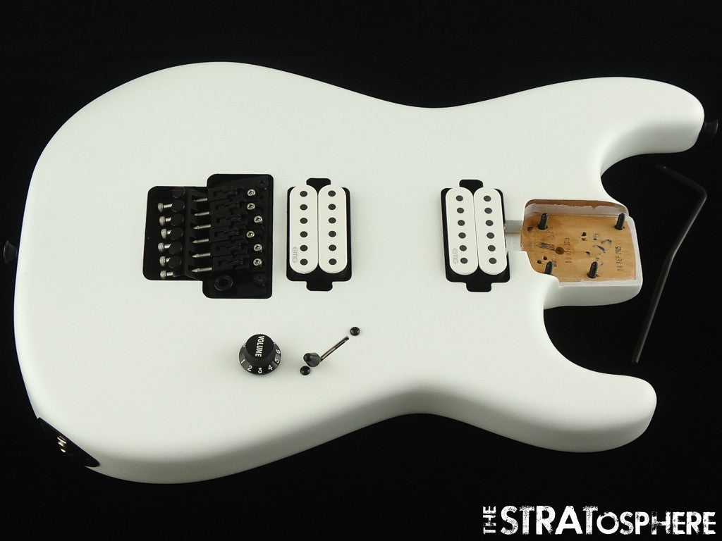LOADED Charvel Jim Root Signature San Dimas Pro Mod BODY EMG Floyd Satin White