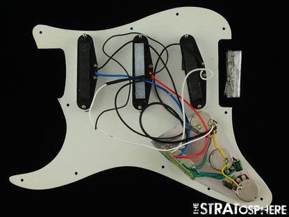 USED Fender MIM Strat LOADED PICKGUARD White