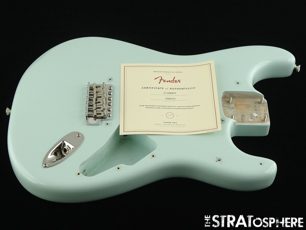 Fender AV II American Vintage 1965 Strat BODY & HARDWARE Sonic Blue