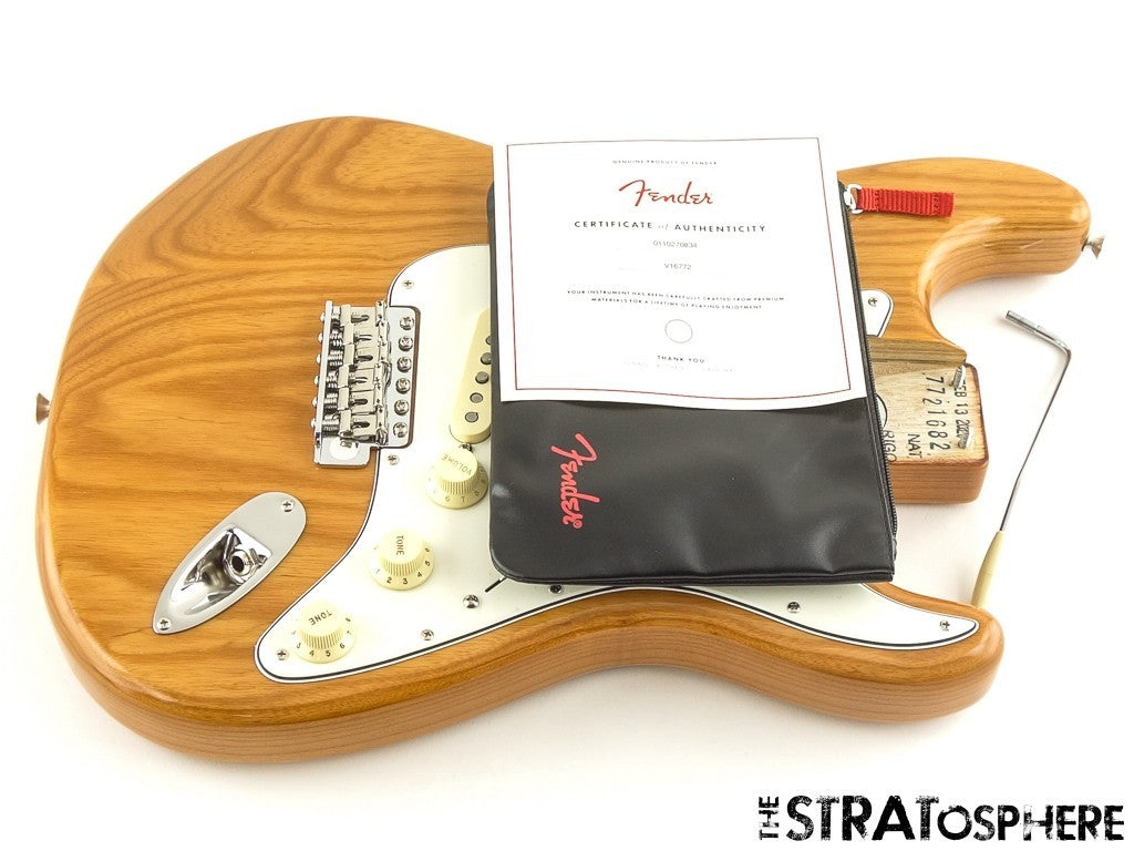 Fender AV II American Vintage 1973 Strat LOADED BODY 73 Ash Natural.