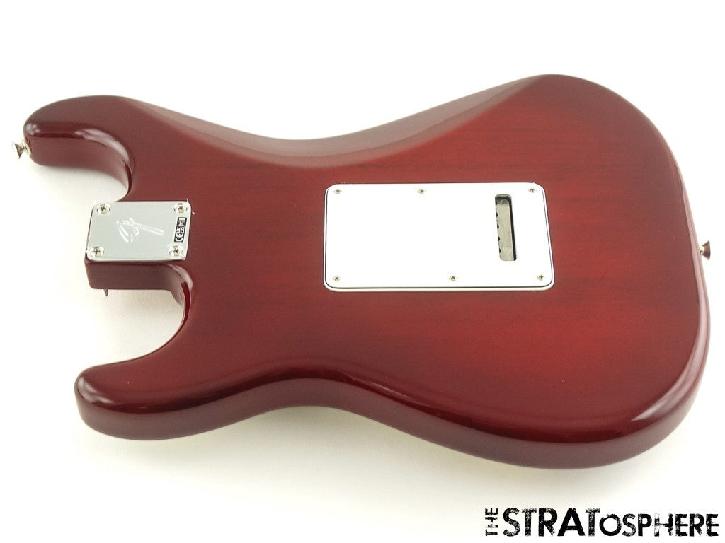 Fender Player II Stratocaster Strat HSS LOADED BODY, Mahogany Trans Cherry Burst
