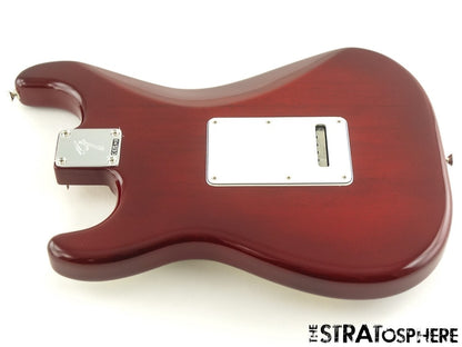Fender Player II Stratocaster Strat HSS LOADED BODY, Mahogany Trans Cherry Burst