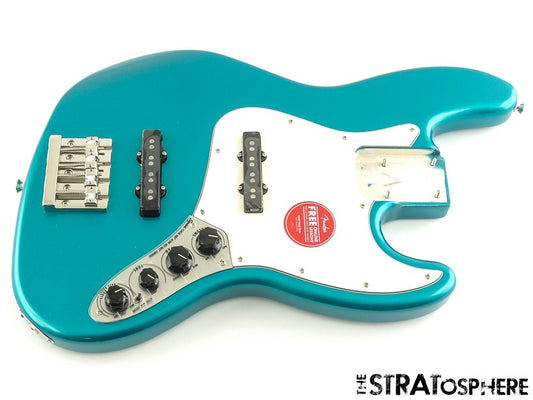Fender Squier Classic Vibe Active 70s Jazz Bass, LOADED BODY OCT Ocean Turquoise